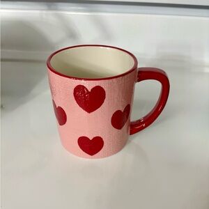 Red and Pink Heart Mug by Lang